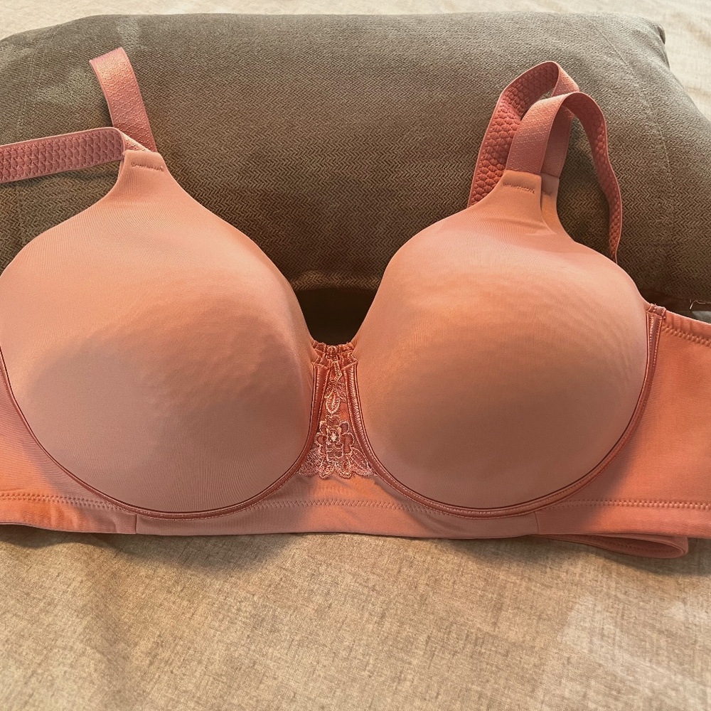 Vanity Fair Beauty Back Wirefree Bra 71380 - Mauve Rose - Size 38D